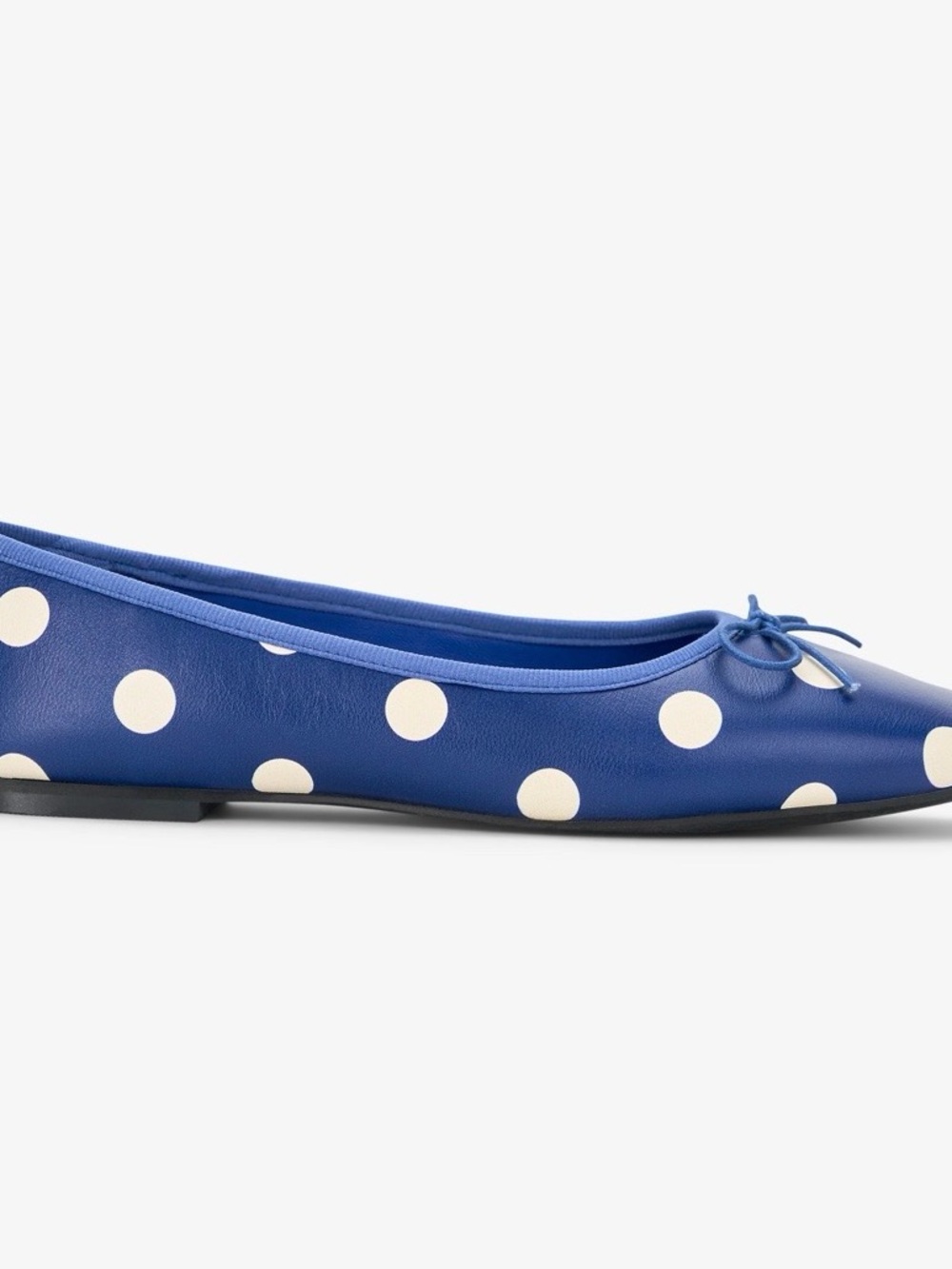 New Lisa Says Gah Matilda Ballet Flats Polka Dot Blue Size 8 $188 - Picture 4 of 11